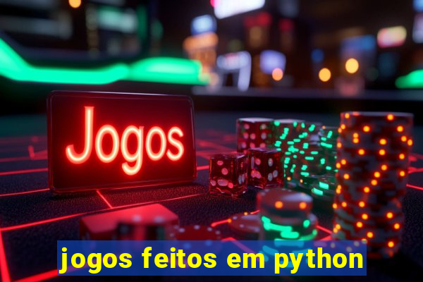 jogos feitos em python